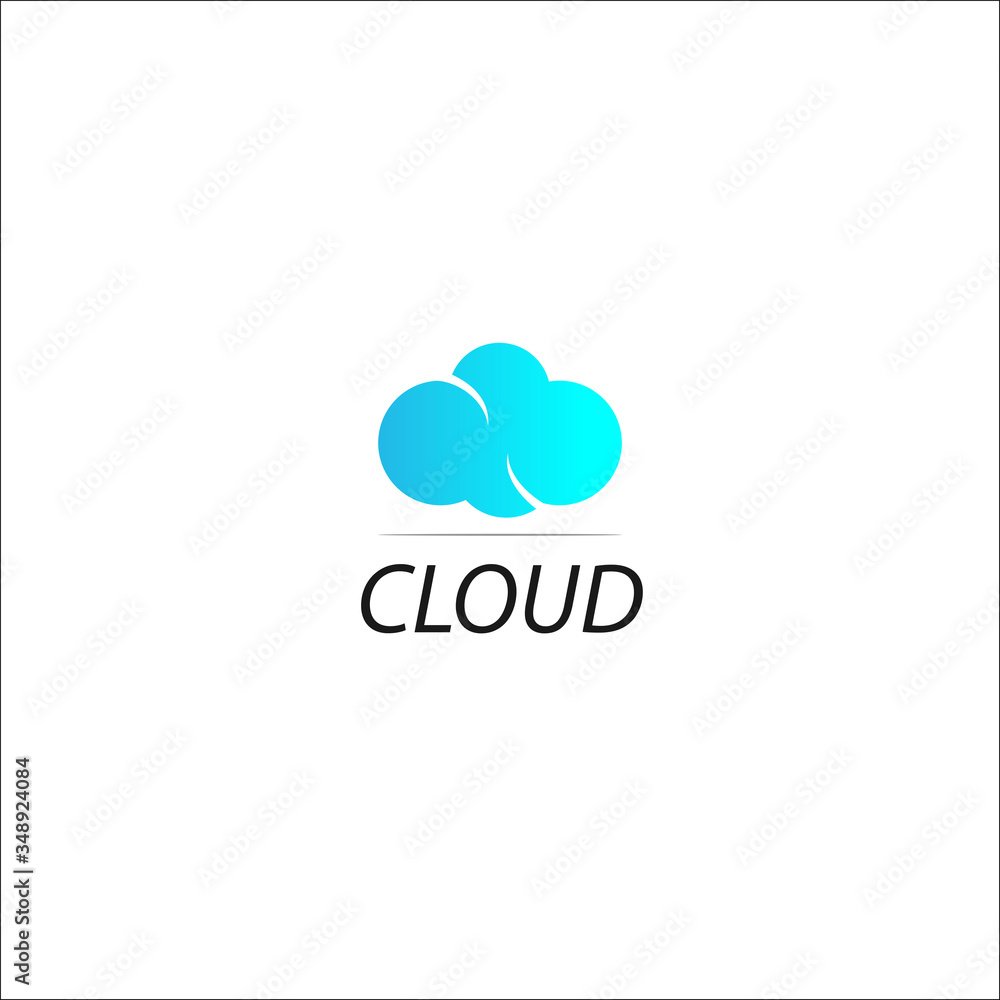 cloud logo design vector icon template modern cloud logo design vector icon template modern