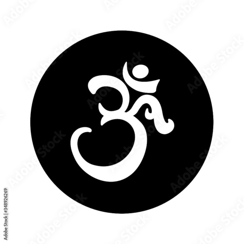 Aum symbol - Om spiritual symbol
