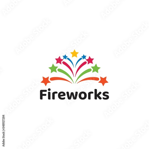 Fireworks Logo Abstract and Symbol