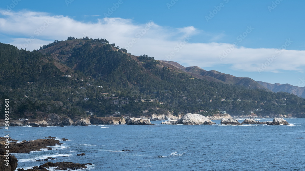 coast in the summer, california