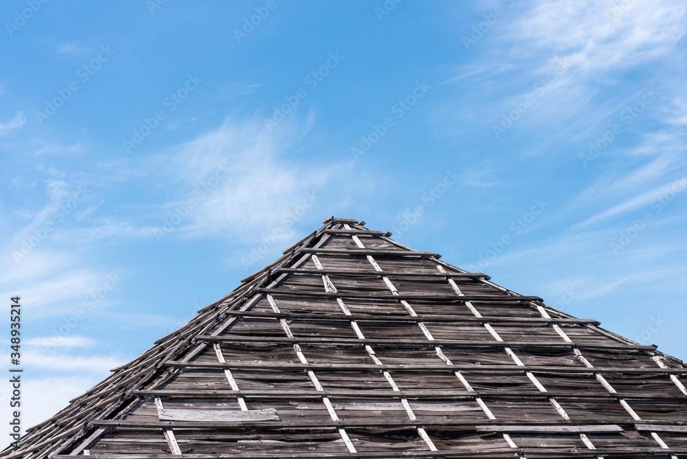 old wooden house roof planks old wooden house roof planks