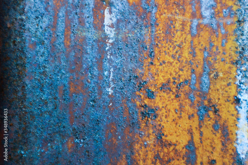 Old metal and rusted metal surface