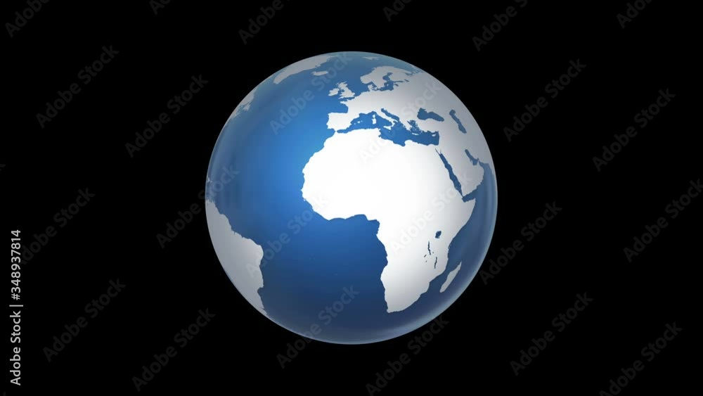 spinning globe transparent world animation spinning globe transparent world animation
