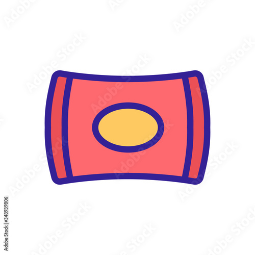 dry wipes icon vector. dry wipes sign. color symbol illustration