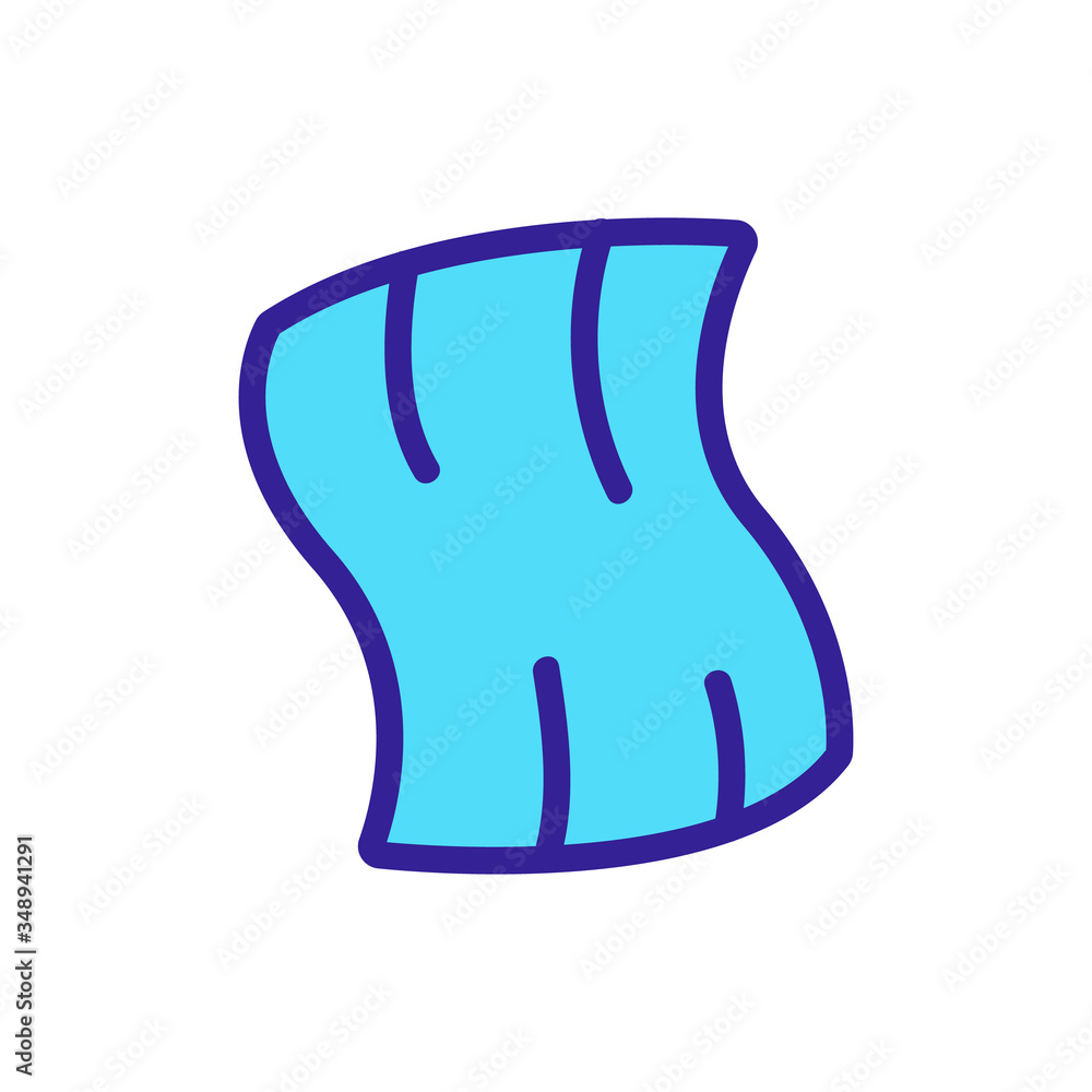Obraz premium wet wipe icon vector. wet wipe sign. color symbol illustration