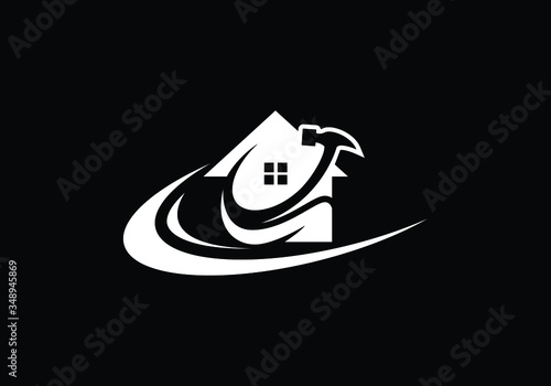 Real estate logo  House logo  Home logo sign symbol