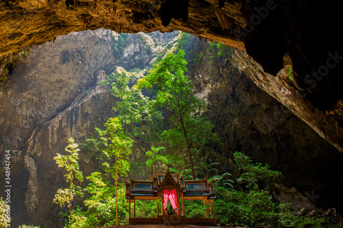 Royal Sala in Phra Nakorn Cave in Khao Sam Roi Yot, Prachuab Khiri Khan, Thailand photo