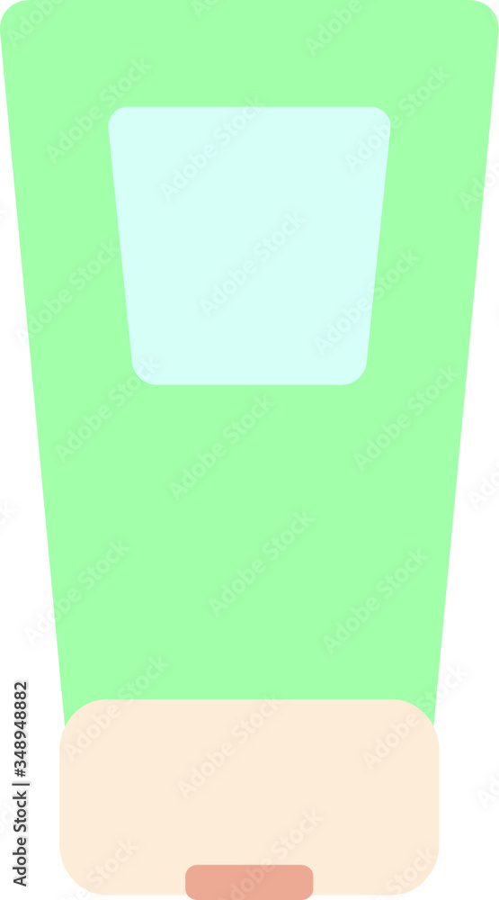 Body lotion tube, moisturizer vector icon Body lotion tube, moisturizer vector icon