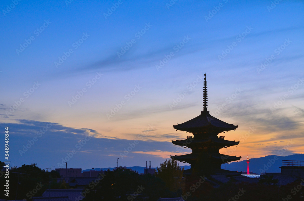京都の八坂の塔
