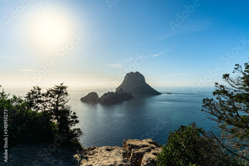 Es Vedra located in souther Ibiza, Spain. photo