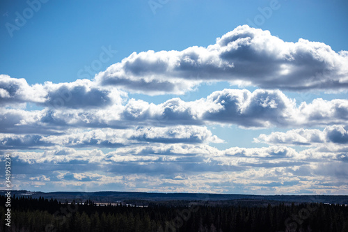 Cloud formation in central Finland 