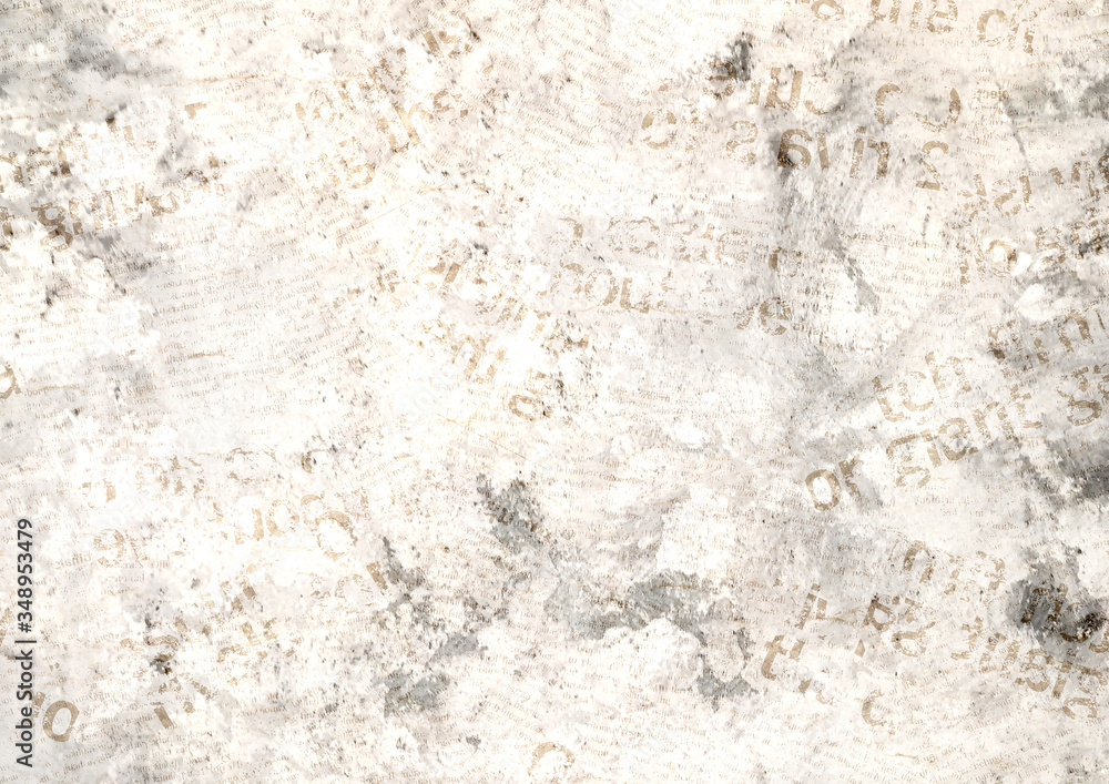 Fototapeta premium Old vintage grunge newspaper paper texture background.