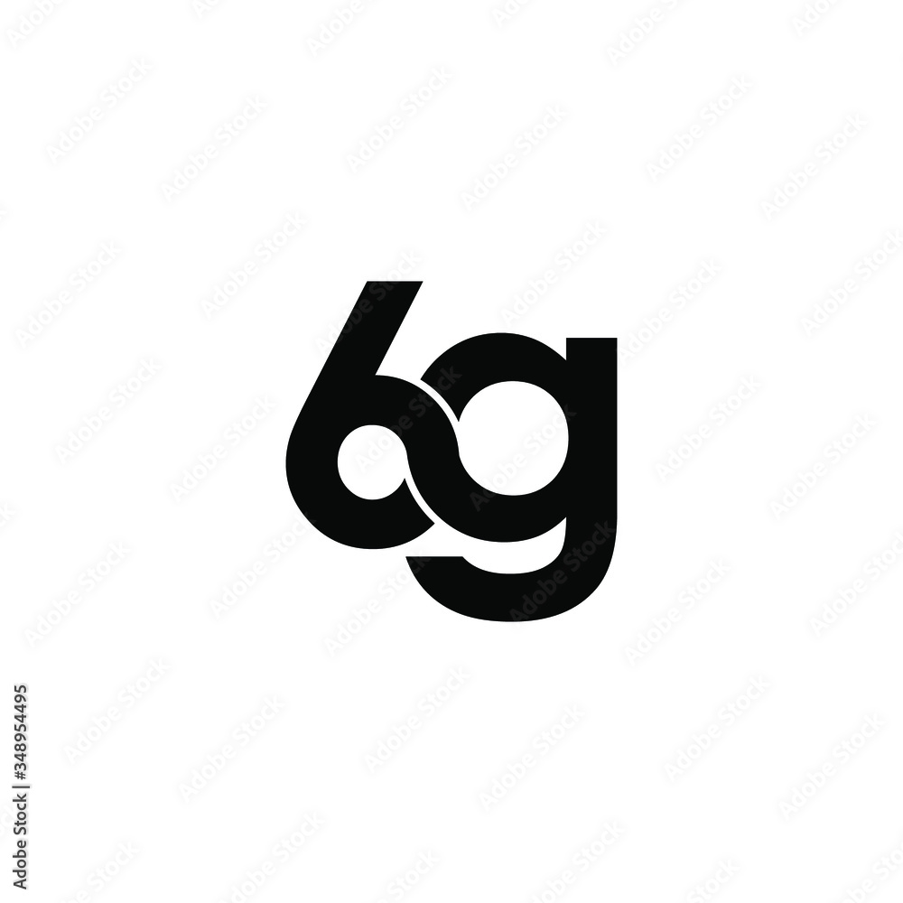 6g letter original monogram logo design 6g letter original monogram logo design