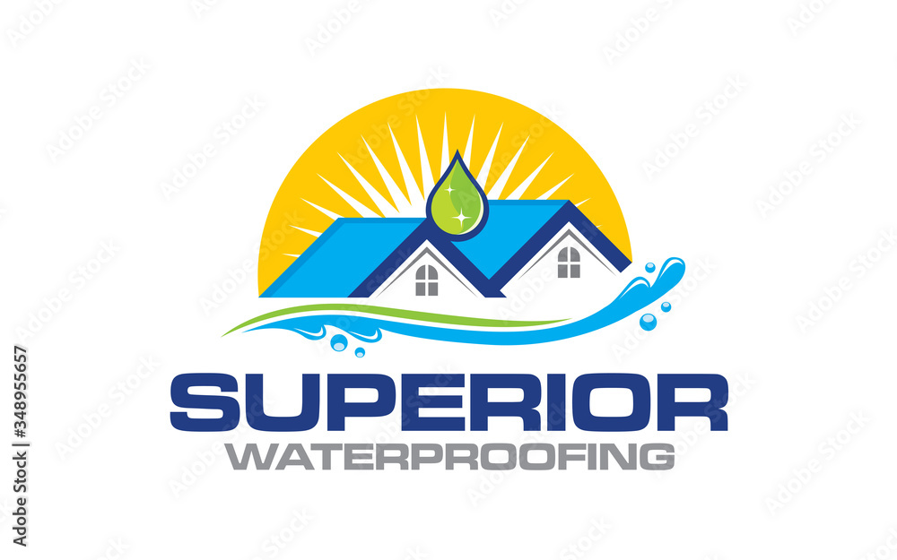 Waterproof logo design Waterproof logo design