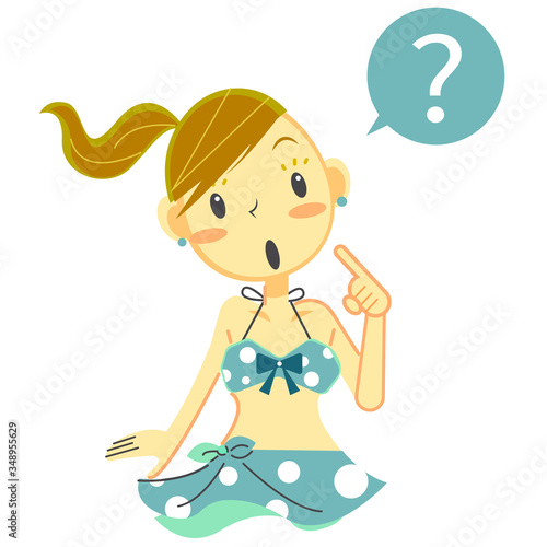 女の子ビキニ　はてな