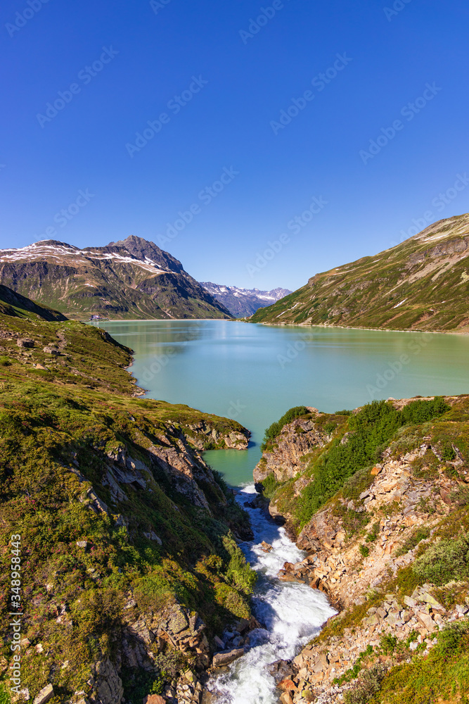Alpine water reservoirs - Silvretta Speicherseen