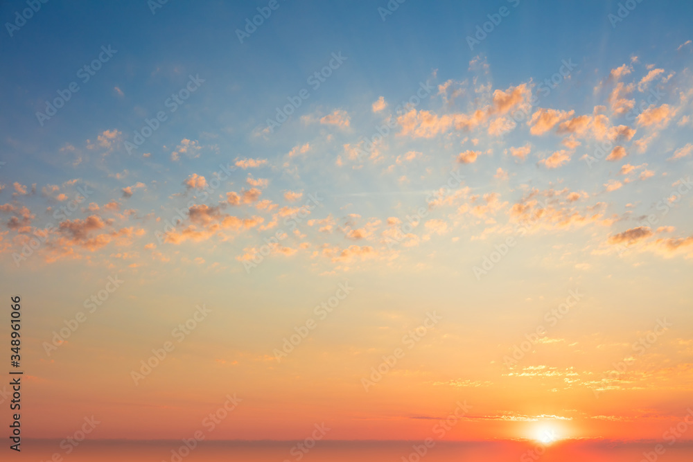 Natural sky background -  Sunset Sunrise sky