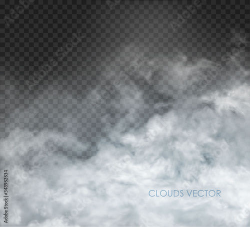 fog and smoke isolated on transparent background