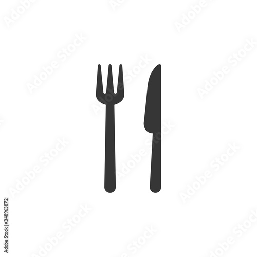 Fork And Knife Icon Vector Illustration