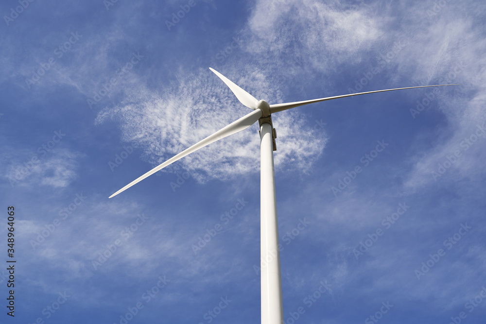 The windmill power plant is very high and powerful The windmill power plant is very high and powerful