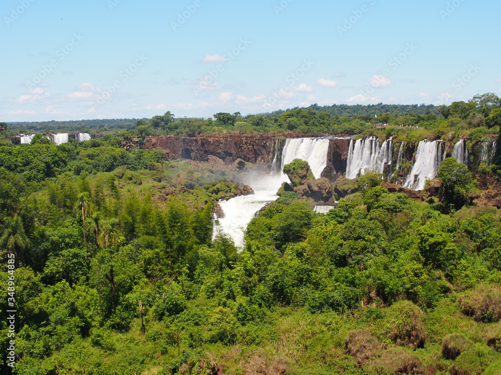 Waterfall in Iguazu National Park, Puerto Iguazu, Argentina