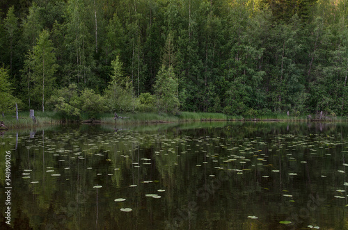 Fototapeta Naklejka Na Ścianę i Meble -  Lake Pulong on the Kola Peninsula, Russia
