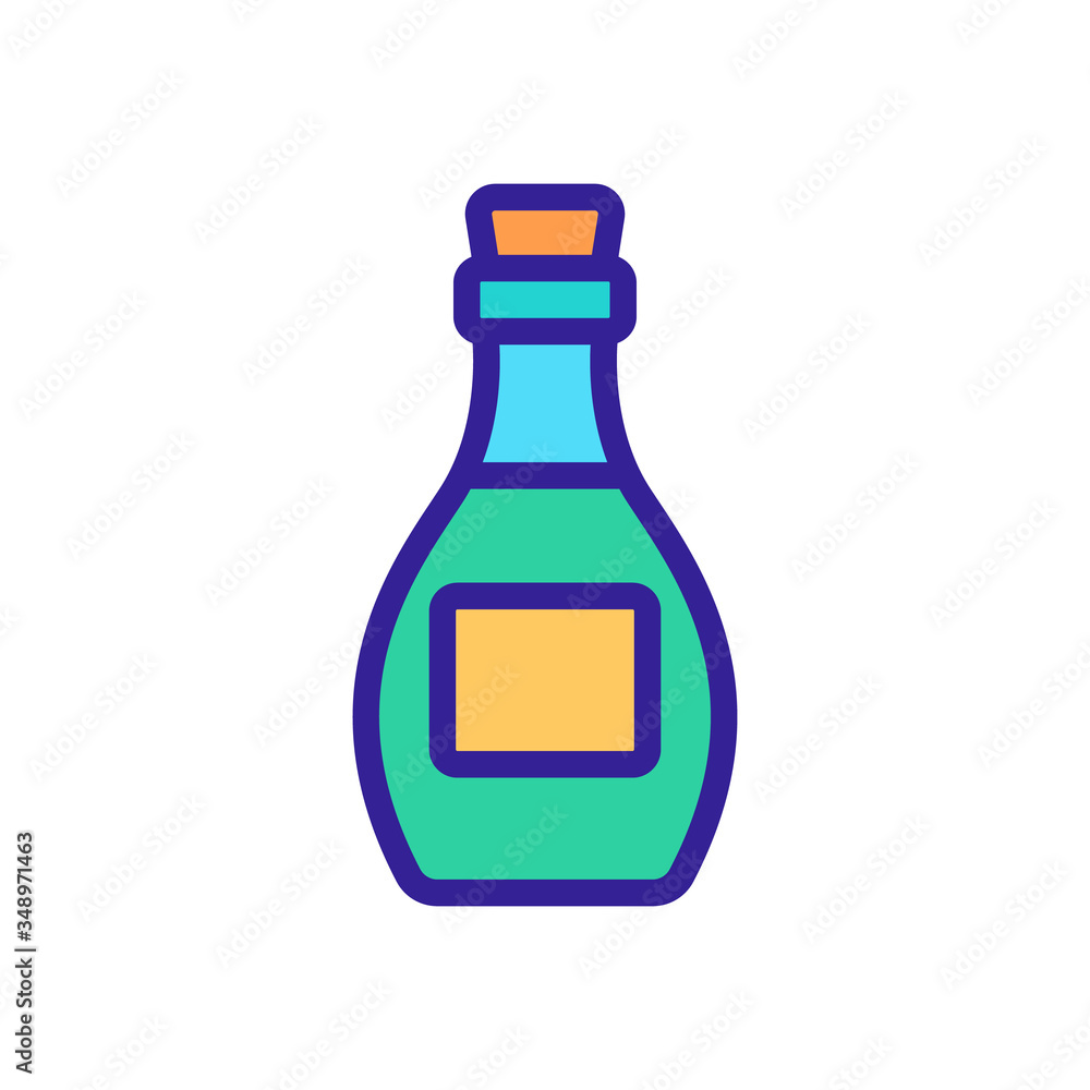 kind of storage bottle icon vector. kind of storage bottle sign. color symbol illustration kind of storage bottle icon vector. kind of storage bottle sign. color symbol illustration