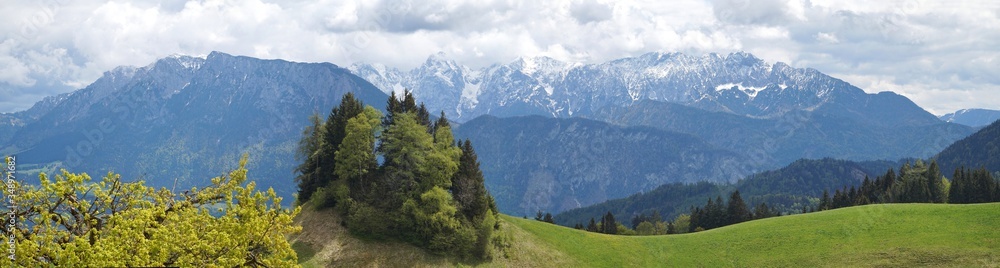 Berg-Panorama bei Regau