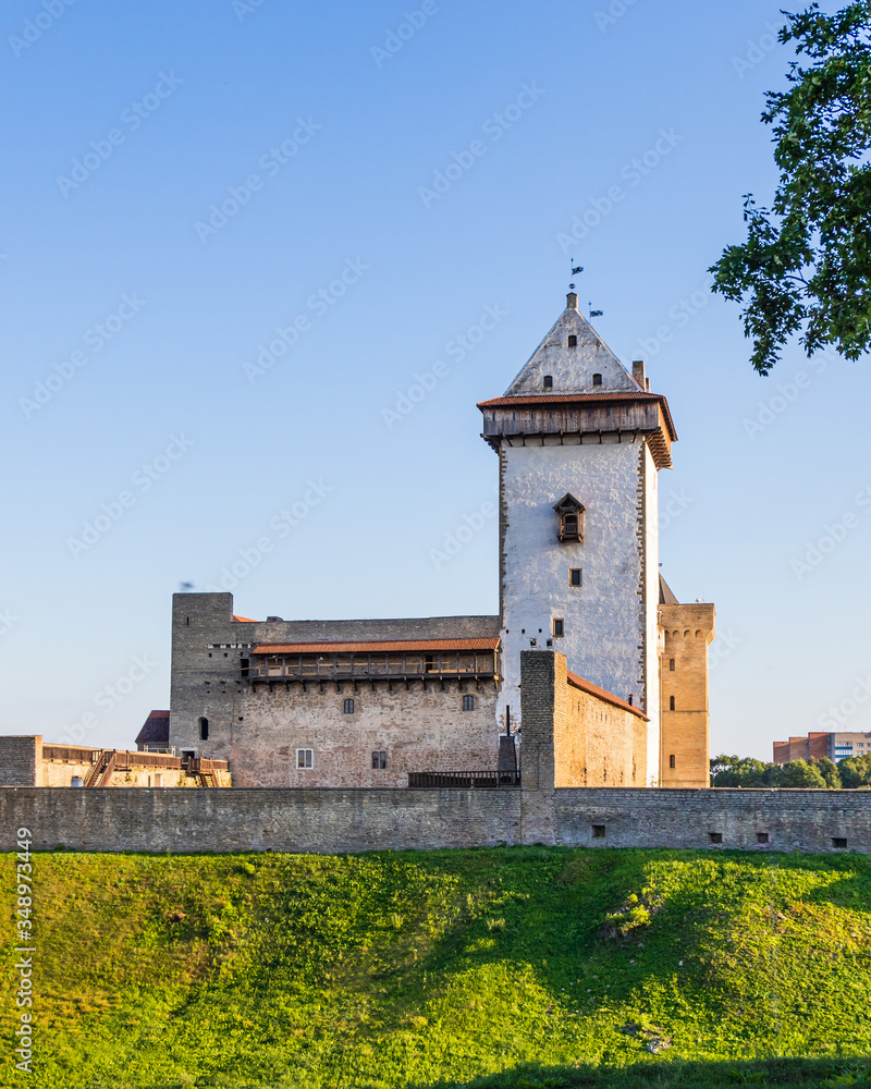 Herman's Tower in Narva Knight's Fortress, Estonia.