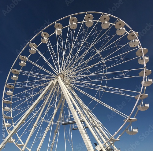 ferris wheel and sky