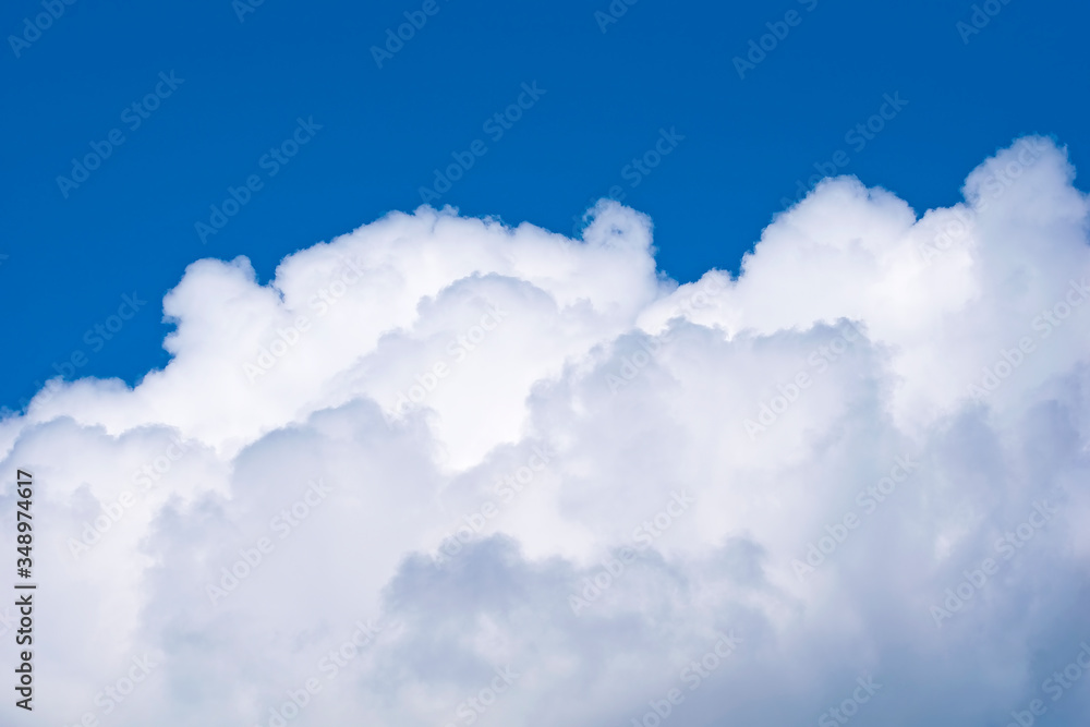 Clouds of cumulus clouds on a blue sky Clouds of cumulus clouds on a blue sky