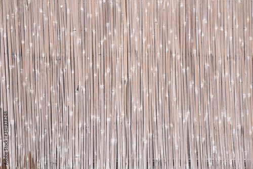 texture of bamboo mat