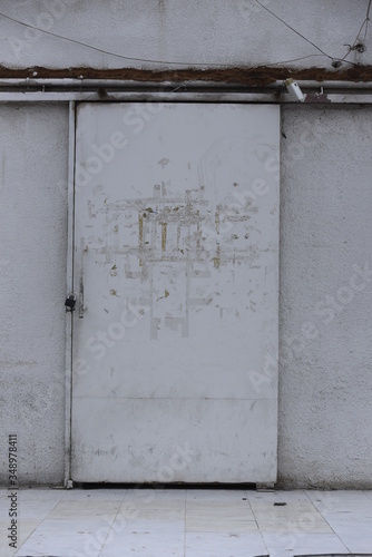 old metal door