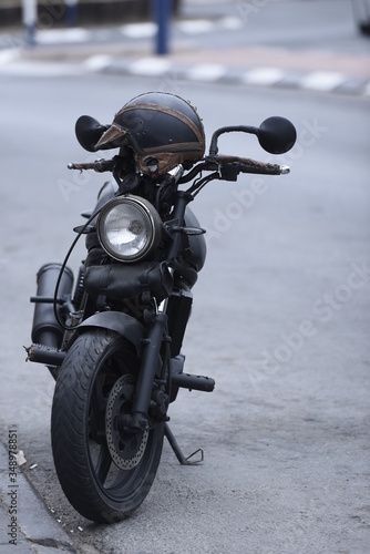 motorcycle on the street