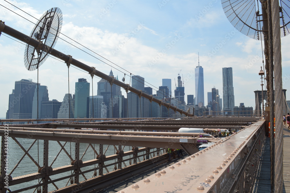 Obraz premium Nowy Jork, Pont de Brooklyn