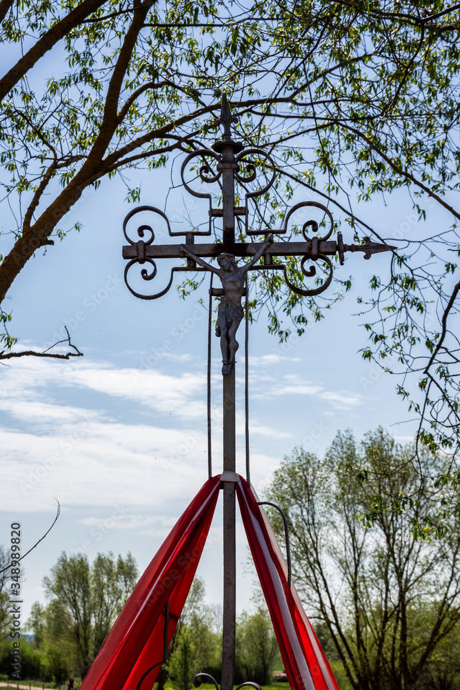 Dolina Narwi. Podlaskie kapliczki i krzyże przydrożne. Narwiański Park Narodowy. Podlasie. Polska Dolina Narwi. Podlaskie kapliczki i krzyże przydrożne. Narwiański Park Narodowy. Podlasie. Polska