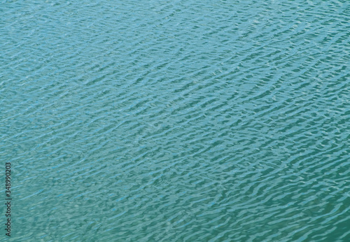 Water. Lake blue ripples.