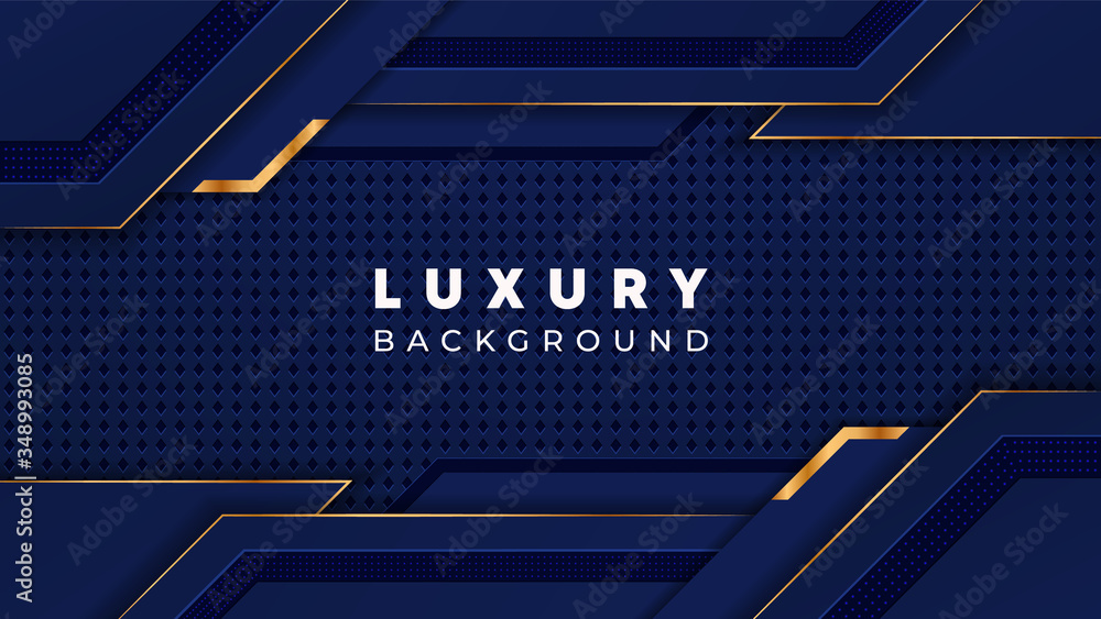 Abstract Royal Blue Luxury background.Vector geometric Texture illustration, golden details border,elegant seamless pattern,Landscape.Premium Vector.
Abstract Royal Blue Luxury background.Vector geometric Texture illustration, golden details border,elegant seamless pattern,Landscape.Premium Vector.