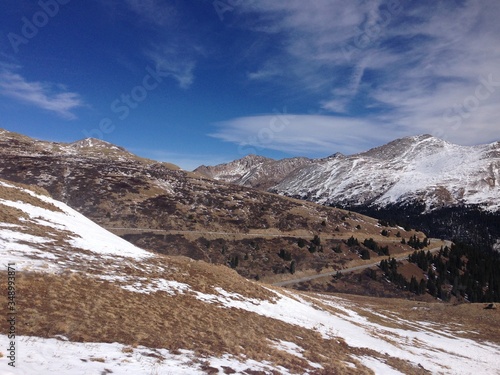 Windy Mountain Roads in Colorado