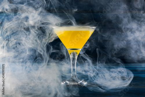 A beautiful cocktail of smoke