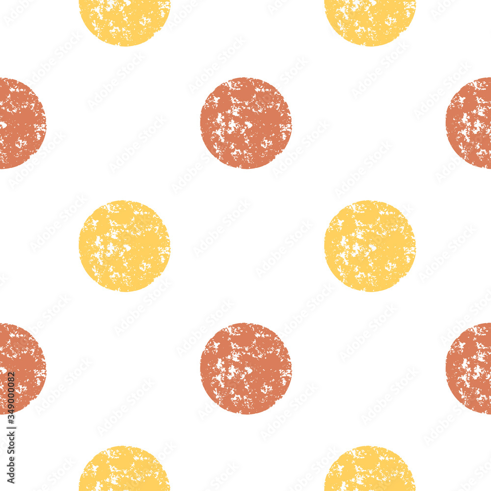 Vector pattern with halftone brush dots on white background/ Colorful hand drawn texture/ Abstract vintage background Vector pattern with halftone brush dots on white background/ Colorful hand drawn texture/ Abstract vintage background