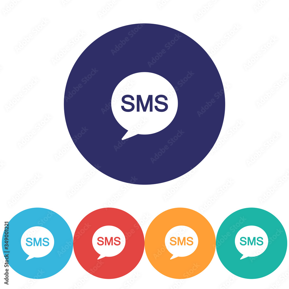 Sms vector icon , lorem ipsum Flat design Sms vector icon , lorem ipsum Flat design