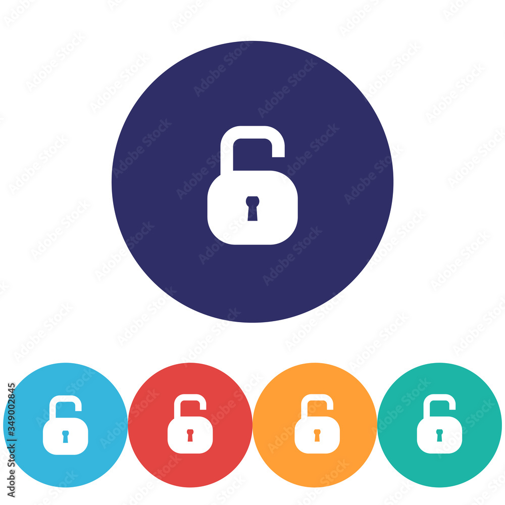 Lock vector icon , lorem ipsum Flat design Lock vector icon , lorem ipsum Flat design