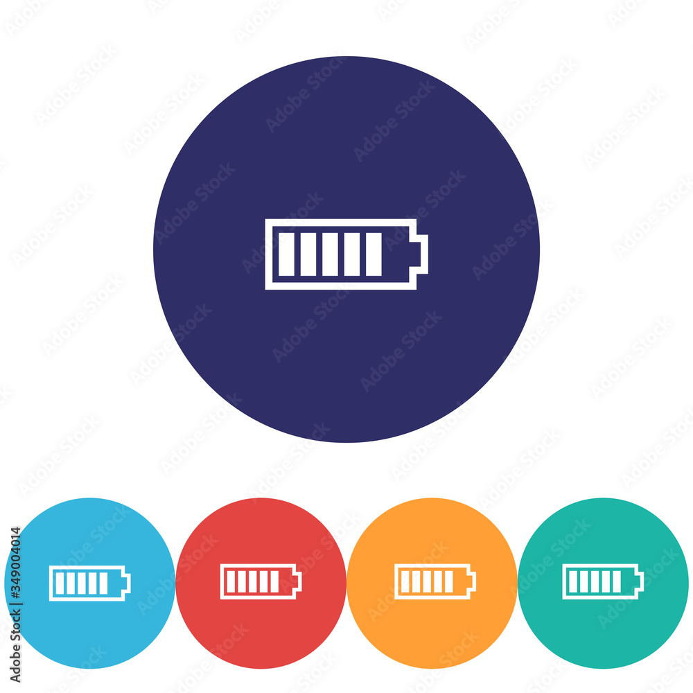 Battery vector icon , lorem ipsum Flat design Battery vector icon , lorem ipsum Flat design