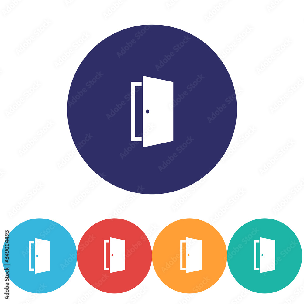 Door vector icon , lorem ipsum Flat design Door vector icon , lorem ipsum Flat design