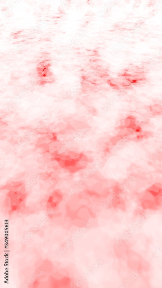 Fototapeta premium Background of abstract white color smoke isolated on red color background. The wall of white fog. 3D illustration