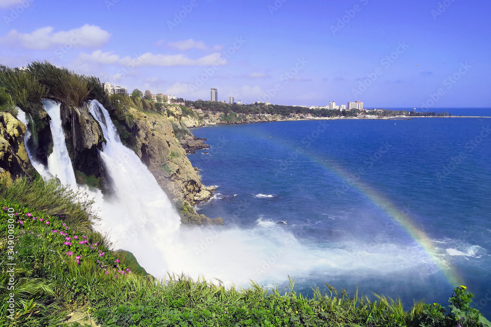 Duden waterfall in Antalya, Turkey