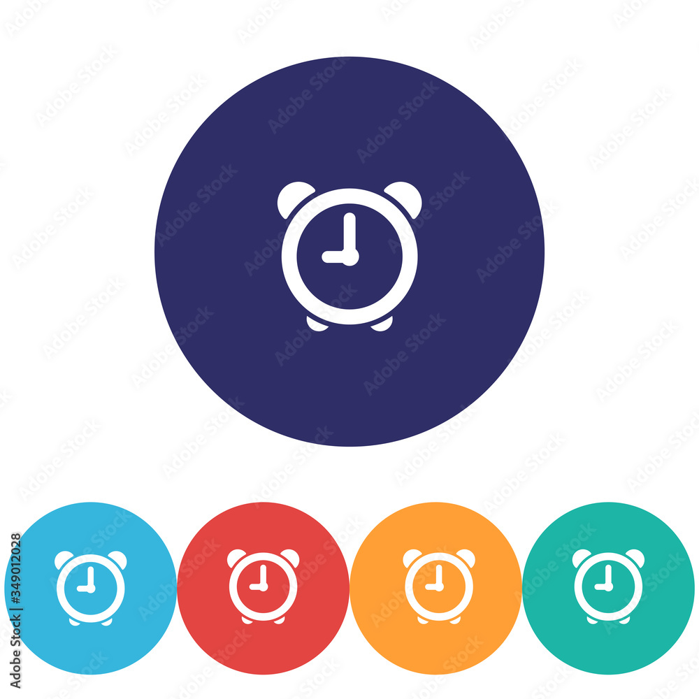 clock vector icon , lorem ipsum Flat design clock vector icon , lorem ipsum Flat design