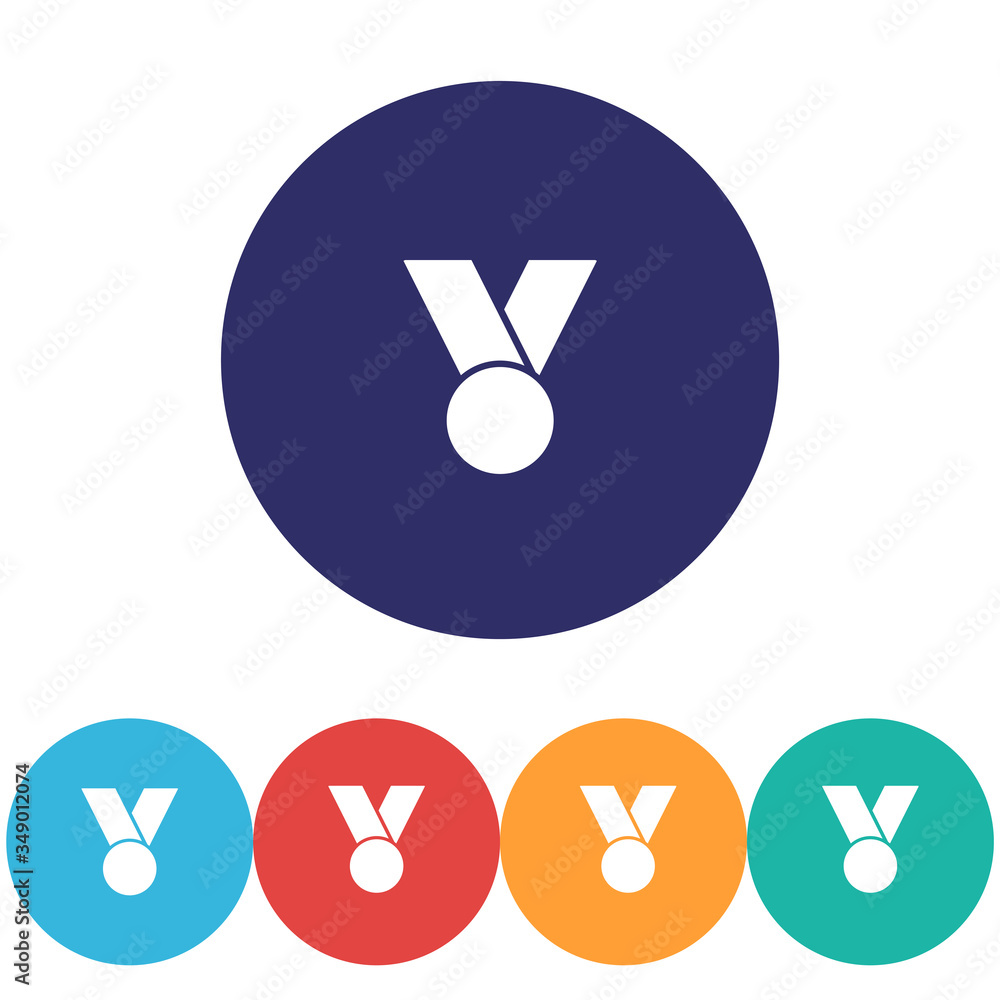 Medal vector icon , lorem ipsum Flat design Medal vector icon , lorem ipsum Flat design