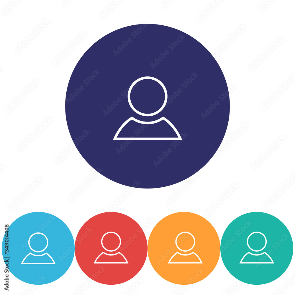 Human vector icon , lorem ipsum Flat design Human vector icon , lorem ipsum Flat design